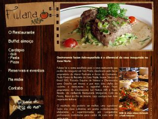 Thumbnail do site Fulana Restaurante - Gastronomia com arte e seduo
