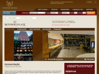 Thumbnail do site Windsor Palace Hotel ****