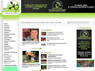 Thumbnail do site Cansano Bahia Site Oficial