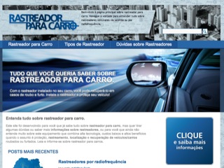 Thumbnail do site Rastreador para Carros