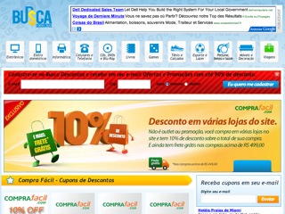 Thumbnail do site Busca descontos - Compra Facil