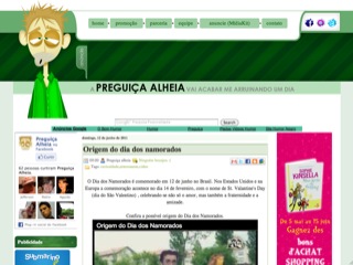 Thumbnail do site Preguia Alheia