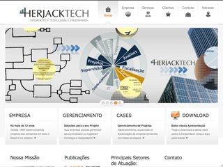 Thumbnail do site Herjacktech - Consultoria, engenharia, gerenciamento de projetos