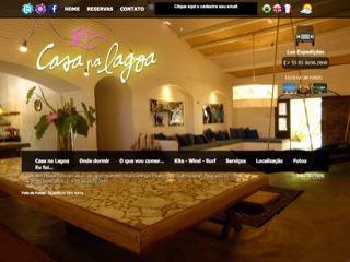 Thumbnail do site Pousada Casa na Lagoa