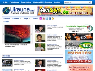 Thumbnail do site Uirana.Net  -  A Notcia em Tempo Real