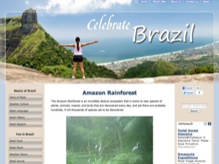 Thumbnail do site Celebrate Brazil - Amazon Rainforest