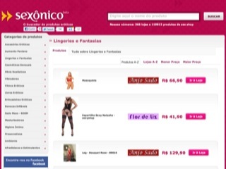 Thumbnail do site Sexnico - O Buscador de Produtos Erticos.