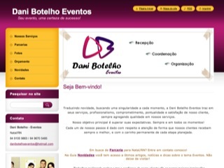 Thumbnail do site Dani Botelho Eventos