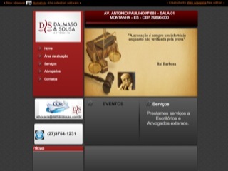 Thumbnail do site Dalmaso & Sousa Advocacia