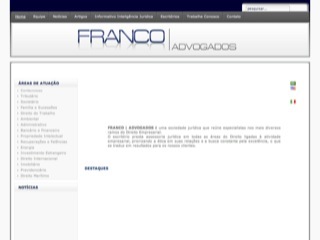Thumbnail do site Franco - Advogados Associados