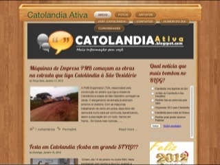 Thumbnail do site Catolndia Ativa - Blog sobre Catolandia
