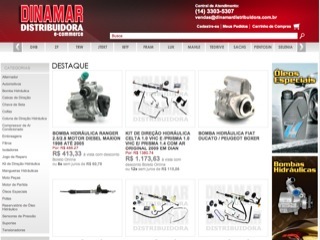 Thumbnail do site Dinamar Distribuidora - Direo Hidrulica