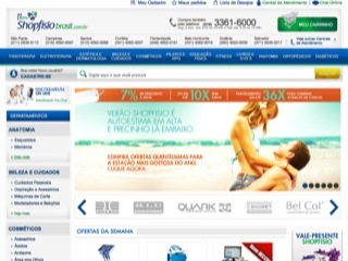 Thumbnail do site ShopFisio Brasil