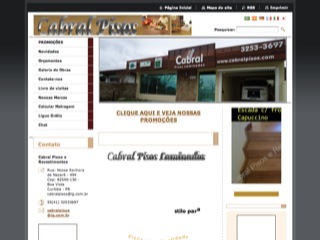 Thumbnail do site Cabral Pisos e Revestimentos