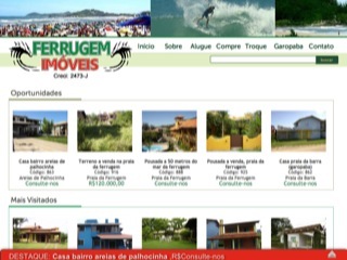 Thumbnail do site Ferrugem Imveis