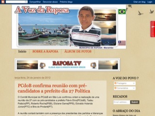 Thumbnail do site A Voz da Raposa