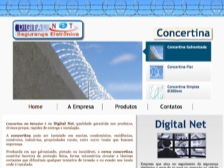 Thumbnail do site Digital Net - Concertina