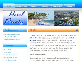 Thumbnail do site Hotel Paraty