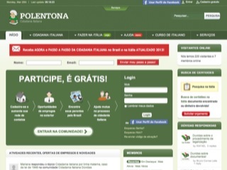 Thumbnail do site Cidadania Italiana Polentona