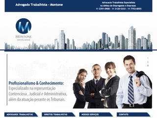 Thumbnail do site Montone - Advogado Trabalhista