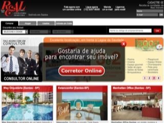 Thumbnail do site Real Consultoria Imobiliria