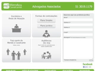 Thumbnail do site Menda e Cavalcante - Advogados associados