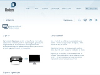 Thumbnail do site Doker Digitalizao de Documentos