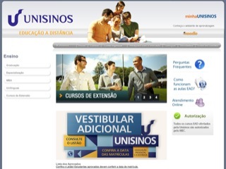 Thumbnail do site Unisinos - Ensino  distncia