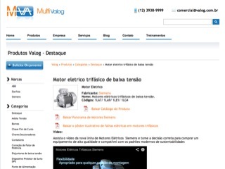 Thumbnail do site Valog - Motor Eltrico Trifsico