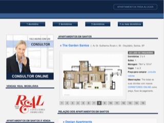 Thumbnail do site Real Consultoria Imobiliria