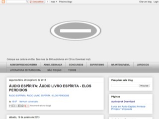 Thumbnail do site Livraria Falada - Audiolivros
