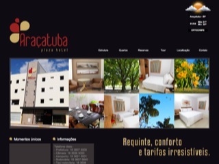 Thumbnail do site Araatuba Plaza Hotel