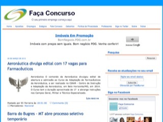 Thumbnail do site Faa Concurso