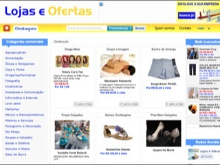 Thumbnail do site Lojas e Ofertas