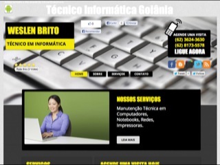 Thumbnail do site Tcnico Informtica Goinia