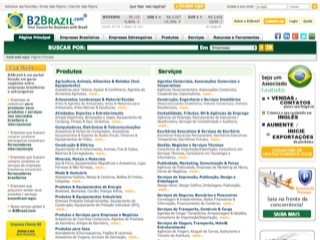 Thumbnail do site B2Brazil.com - Portal Online do Empresas brasileiras