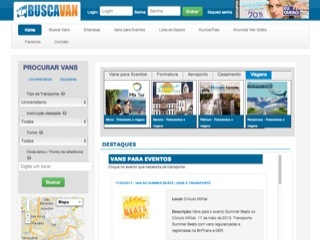 Thumbnail do site Buscavan - Transporte Escolar Universitrio