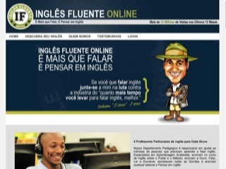 Thumbnail do site Ingls Fluente - Cursos de ingls online