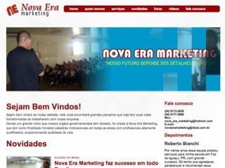 Thumbnail do site Nova Era Marketing