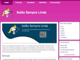 Thumbnail do site Salo de Beleza Sempre Linda