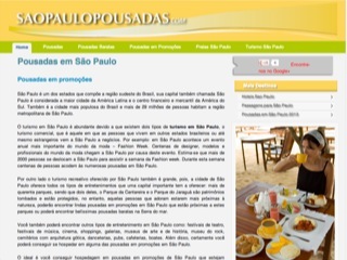 Thumbnail do site Pousadas em So Paulo