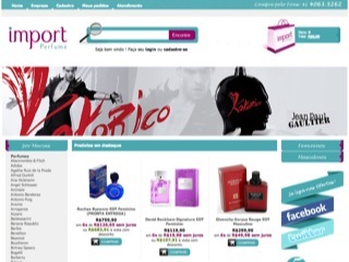 Thumbnail do site Import Perfumes