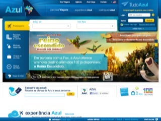 Thumbnail do site Voe Azul - Passagens Areas