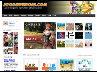 Thumbnail do site Jogos de dois - Jogos Multiplayer