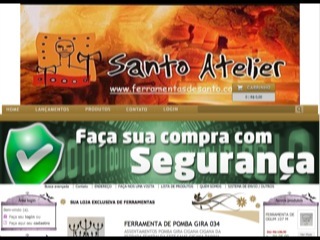 Thumbnail do site Ferramentas de Santos - Artigos Religiosos