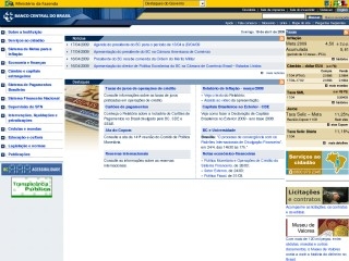 Thumbnail do site Banco Central do Brasil