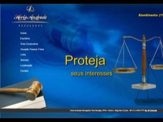 Thumbnail do site Horta Andrade Advogados