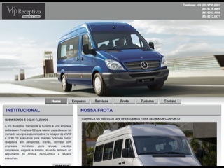 Thumbnail do site Vip Receptivo - Transporte e Turismo