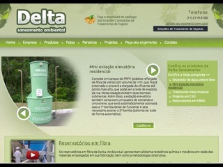 Thumbnail do site Delta Saneamento Ambiental