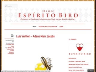 Thumbnail do site Blog Espirito Bird